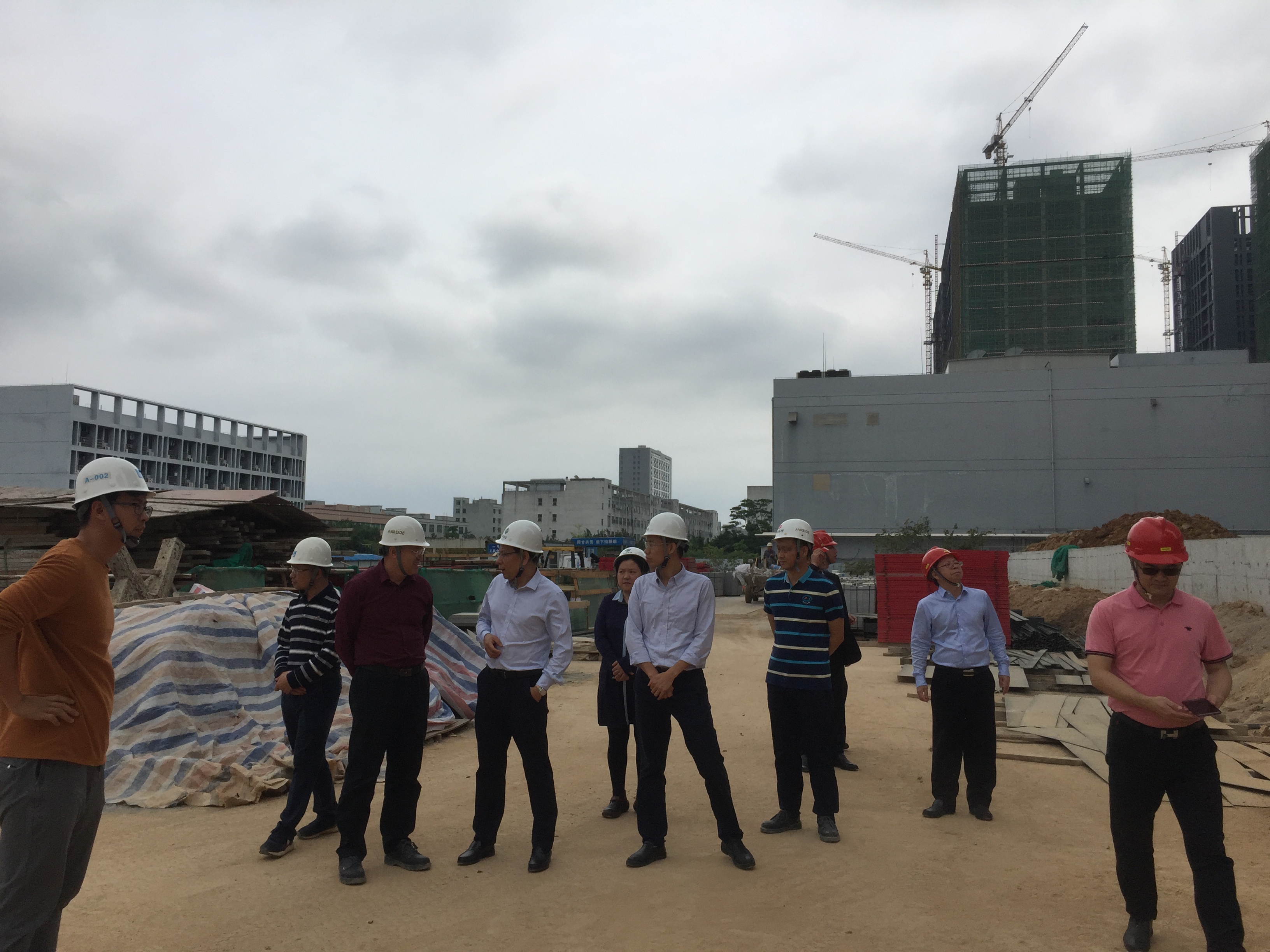 深圳市龙岗区国资局党委书记彭爱民一行赴中建海峡龙岗智慧家园二期项目调研指导.jpg